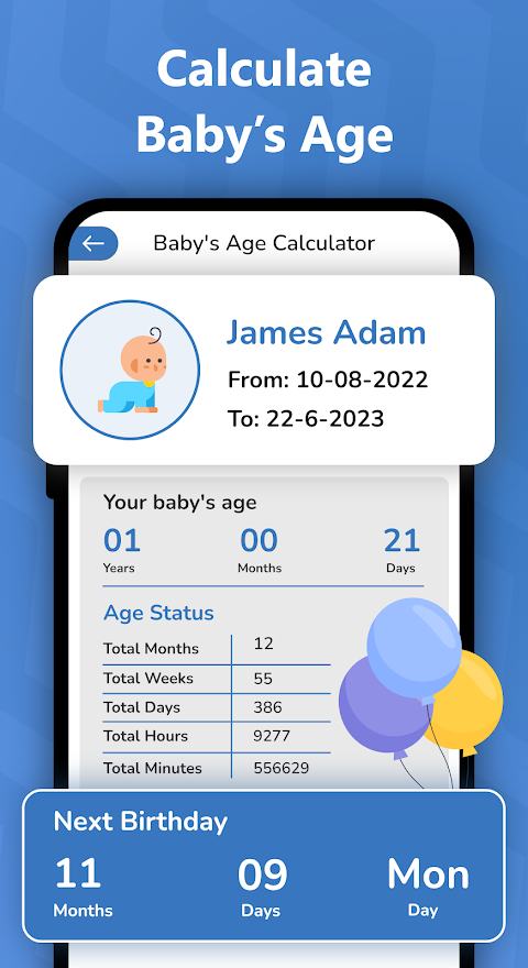 Age Calculator - Date of Birthのおすすめ画像2