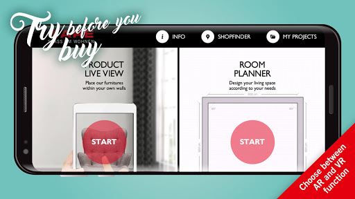 Android application KARE Room Designer screenshort