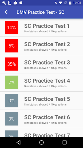 DMV Practice test Screenshot 4 - AppWisp.com