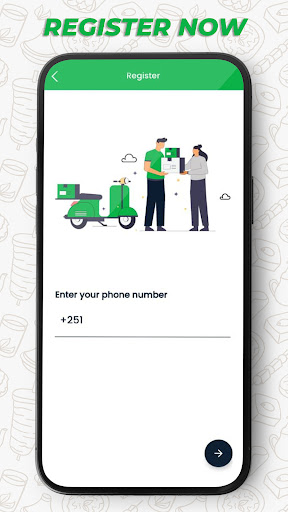 Android application Feres Delivery screenshort
