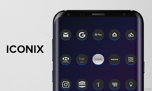 Iconix - Capture d'écran du pack d'icônes