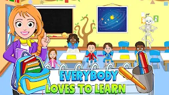 Game screenshot My Town : School hack