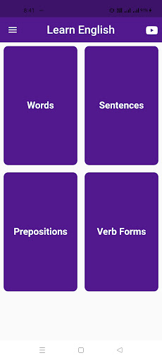 Android application Learn English Through Punjabi screenshort