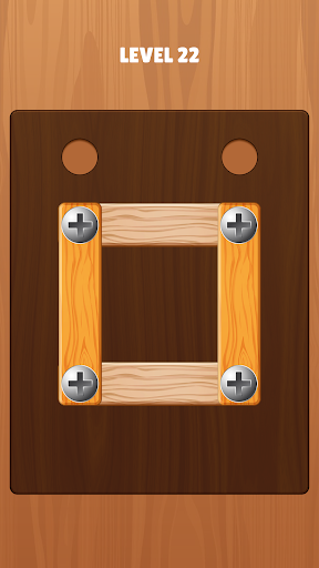 Wood Nuts & Bolts Screw Puzzle Screen 2
