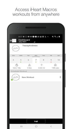 Android application iHeart Macros screenshort