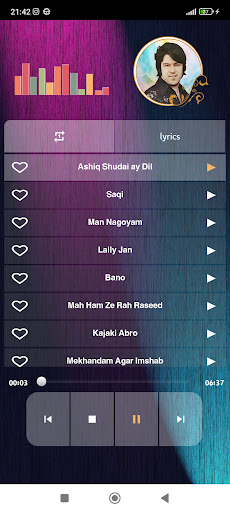 بهترین عاشقانه های احمد ظاهر Screenshot 2 - AppWisp.com