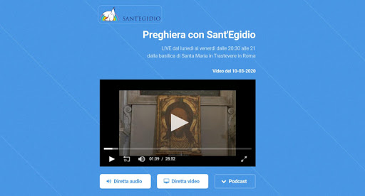 Preghiera con SantEgidio Screen 2