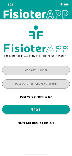Android application FisioterApp screenshort