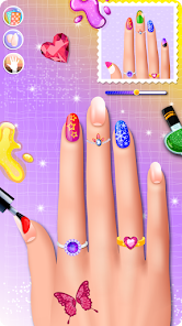 Screenshot 8 Nail Salon Game Girls Nail art android