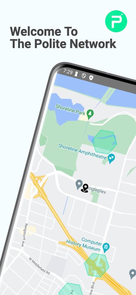 #6. Polite Network (Android) Podle: Jupiter Station Inc.
