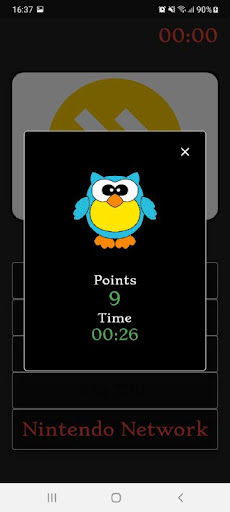 Owl Logo: SpeedRun Logo Quiz Screen 3