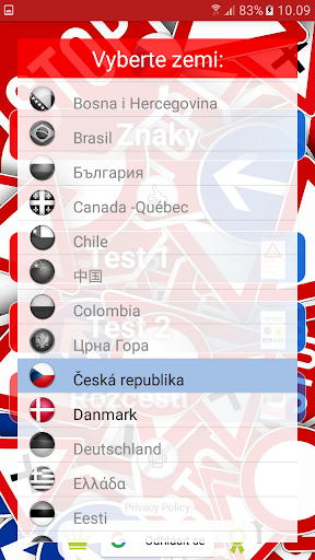 Dopravní značky Screen 2