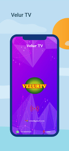 Android application Velur TV screenshort