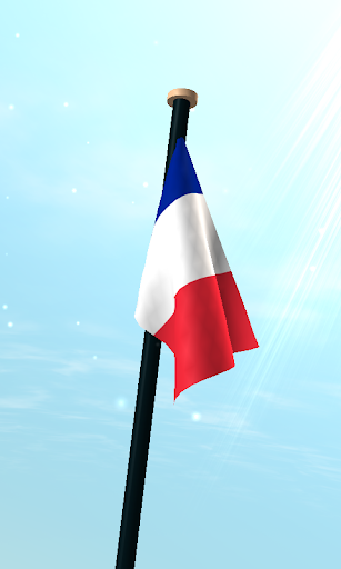 France Flag 3D Free Wallpaper Screen 3