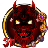 3D Hell Blood Skull Theme icon