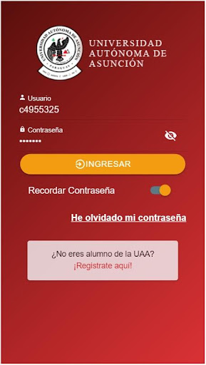 Android application UaApp screenshort