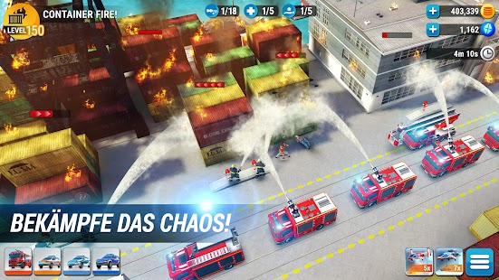 EMERGENCY HQ: Feuerwehr Spiel Screenshot