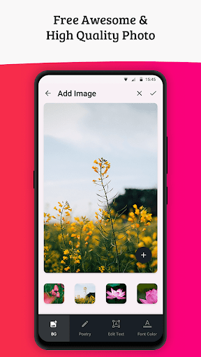 Write Japanese Text on photo Screen 3