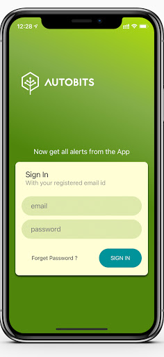 Android application Autobits IIOT screenshort