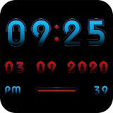 ALPHA Digital Clock Widget icon