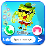 Cover Image of Descargar Call Bob the Yellow - Fake Video Call with Sponge 3.0 APK