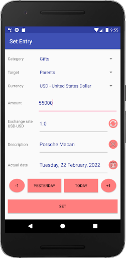 Pocket Accountant Screen 2