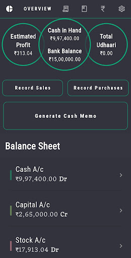 Android application Aler screenshort