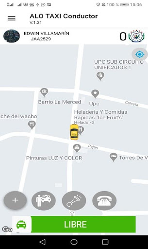 ALO TAXI Conductor Screen 2