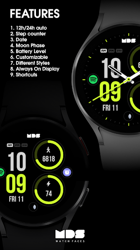 MDS321 - Digital Watch Face Screen 2