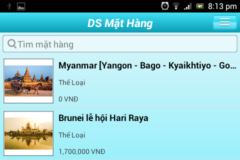 Mobile Catalog, catalog sản ph Screen 2