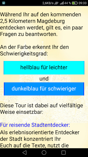 Demo Magdeburg, Entdeckertour