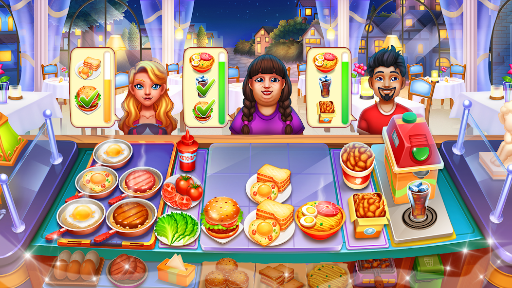 Cooking Fest:кухня игра 1.101 APK + Мод (Unlimited money) за Android