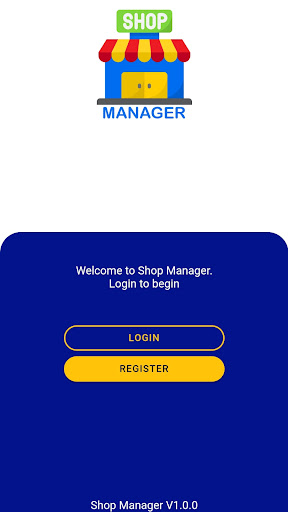 Android application Tuckshop Manager screenshort