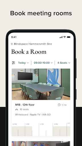 Android application Mindspace - Flex Office Space screenshort