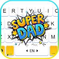 最新版、クールな Super Dad のテーマキーボード