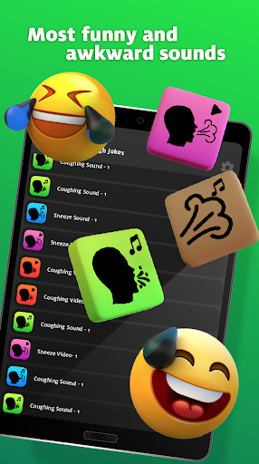 खेल कुलेल, खांसी चुटकुले-बा टेक्रत शरारत चाल prank