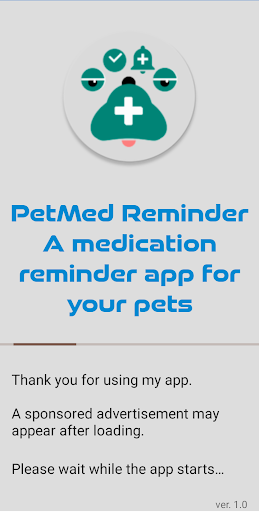 Android application Pet Medication Reminder screenshort