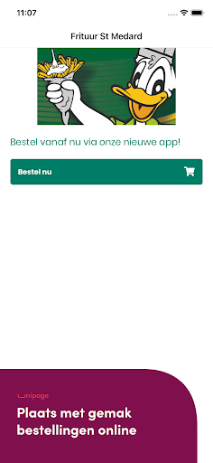 Android application Frituur St Medard screenshort