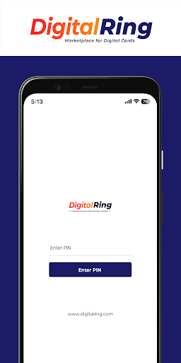 Android application Digital Ring Cards screenshort
