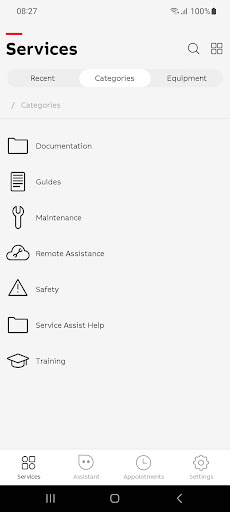 Service Assist Screen 2