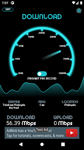 Real Internet Speed Test Screen 3
