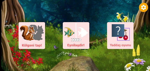 Android application Zəka oyunları 2yaş 3yaş 4yaş screenshort