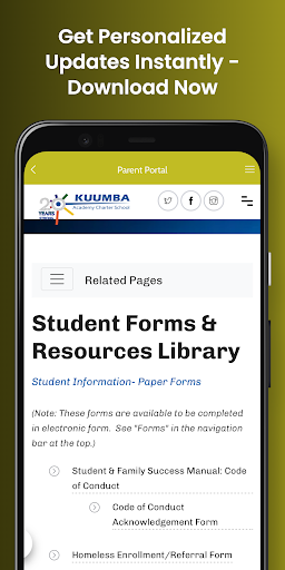 Kuumba Academy Charter School Screen 2