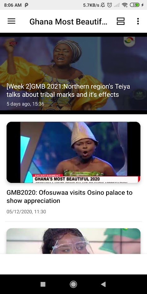 #5. Ghana's Most Beautiful App (Android) 게시자: Ohemaa Apps