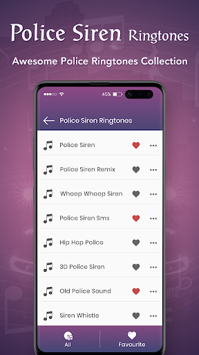 Police Siren Ringtone Screen 2