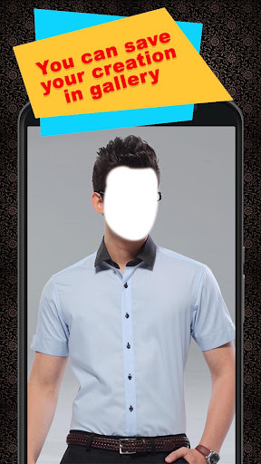 Men Short Shirt Photo Suit Screen 3