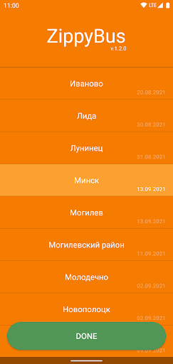 Transport schedule - ZippyBus Screenshot 1 - AppWisp.com