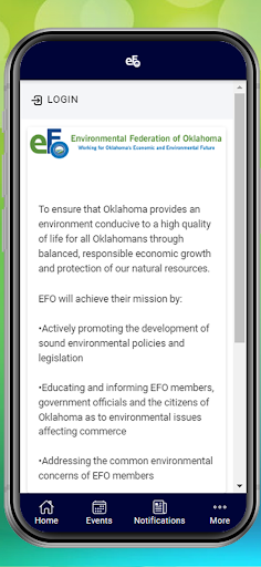Android application Environmental Federation of OK screenshort