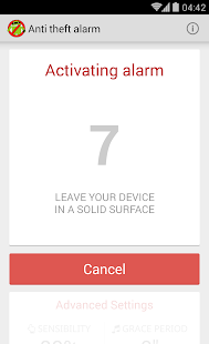 Anti Theft Alarm Screenshot