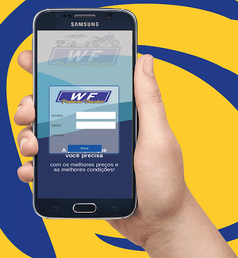 Android application WF Proteção Veicular screenshort
